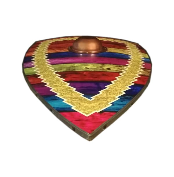 Trämedeltida Hippie Style Viking Shield SWE147 multifärg one size