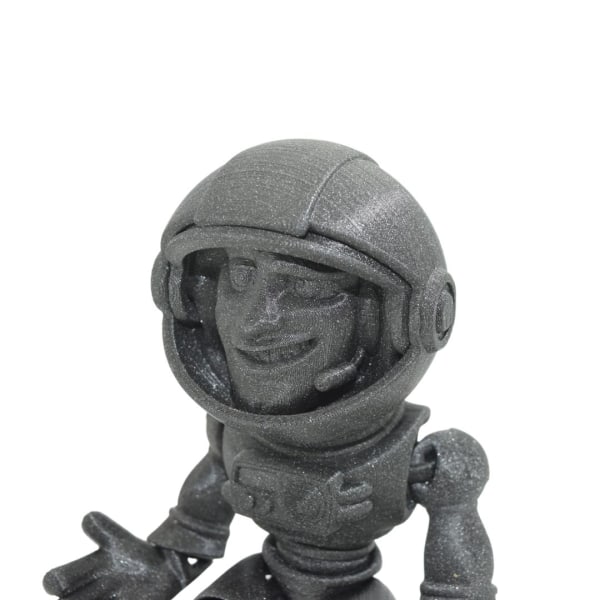 Flexi Astronaut med visir 18 cm leksak Svart one size
