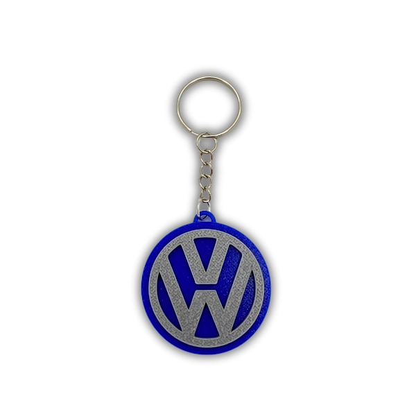 Nyckelring nyckelring emblem logotyp för VW Blå M