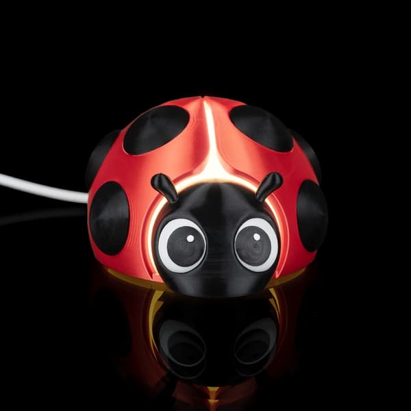 LadyBug - Bordslampa med G9 LED Röd M
