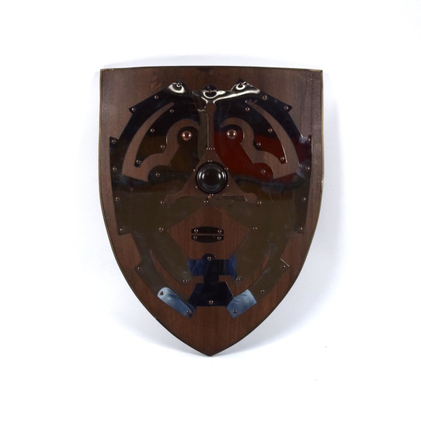 Trä / metall Legend of Zelda Curved Shield SWE90 multifärg one size
