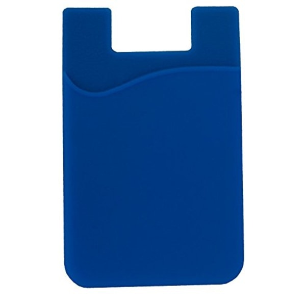 Silikon socka plånbokskortsmall klistermärke blå Blå one size