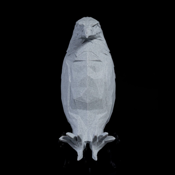 Eagle wings lampa väggfäste LED-lampa med adapter Vit M