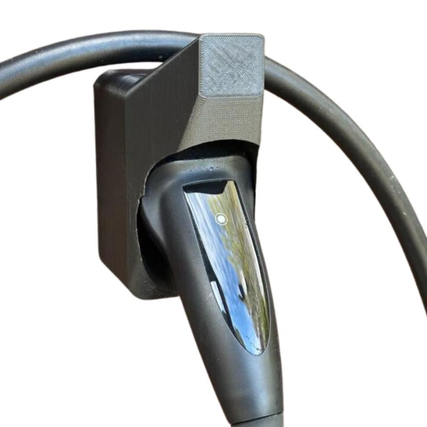 EV Tesla CCS2 Väggladdare Plugghållare Montering Svart one size