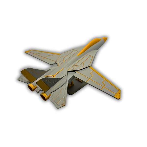 F-14 Tomcat SNC-4 stridsflygplansskärm gör det själv grå M