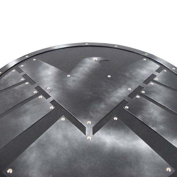 Trä Viking Black Eagle handgjord sköld SWE46 multifärg one size