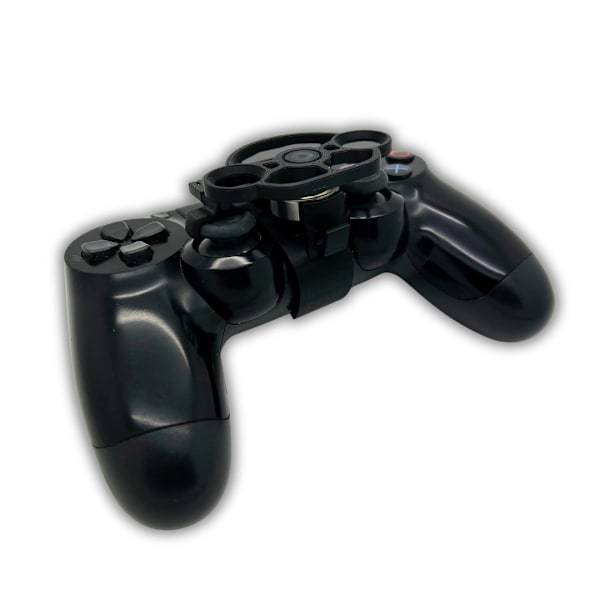 Mini gaming hjulstyrning tillbehör för PS4 Controller Svart M