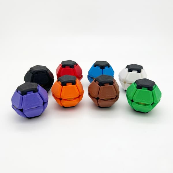 PentaClick Fidget Clicker – Sensorisk knäpp och klämleksak Lila M
