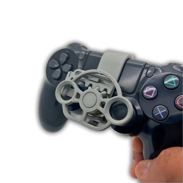 Mini gaming hjulstyrning tillbehör för PS4 Controller grå M