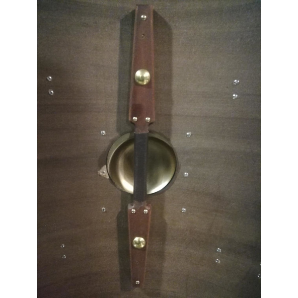 Trä / metall Medeltida Kalasag Warriors Shield SWE121 multifärg one size