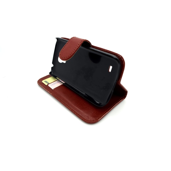 Galaxy S4 Mini fodral plånbok läder skal brun Brun b1f2 | Brun | 70 | Fyndiq