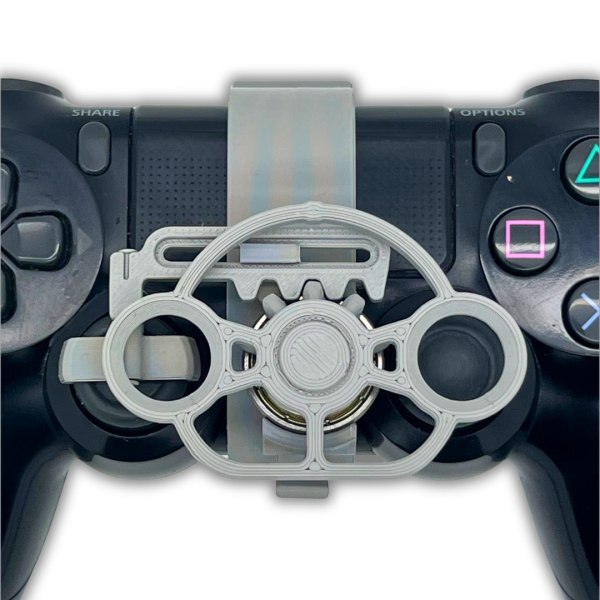 Mini gaming hjulstyrning tillbehör för PS4 Controller grå M