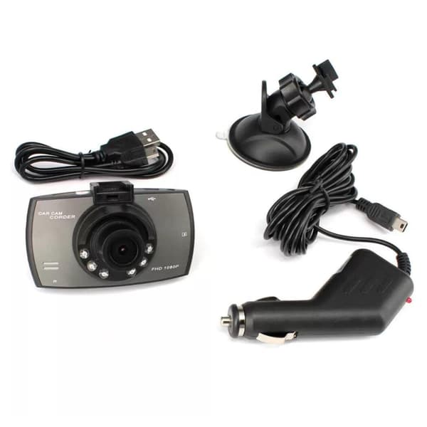DVR Videoinspelare Bil Dash Camera 1080P G-Sensor Svart one size