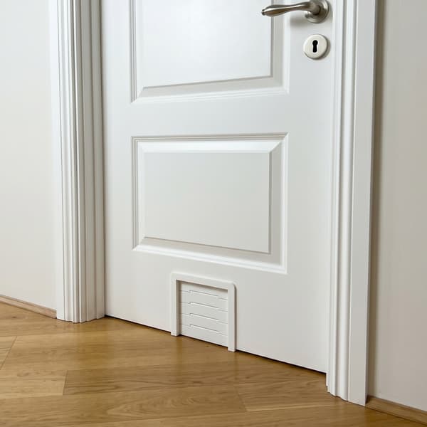 ModaCat Ledad inomhuskattlucka | Husdjurspassage White S