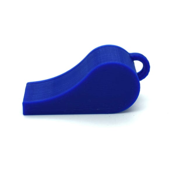 Visselpipa PLA plast 118+ Db blå Blå one size
