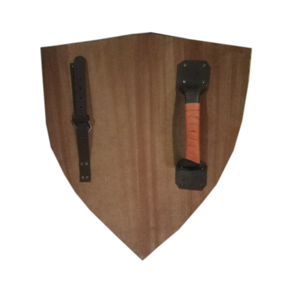 Trä Medeltida Eagle Viking böjd sköld SWE82 multifärg one size