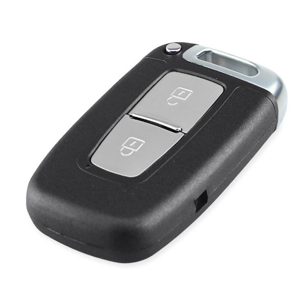 2 -knappen Kia Remote Key Shell HY18 Blade för Hyundai Svart one size