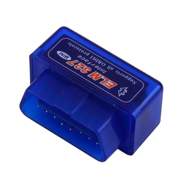 Diagnostisk skanner OBD2 ELM 327 Bluetooth för bilar Blå one size