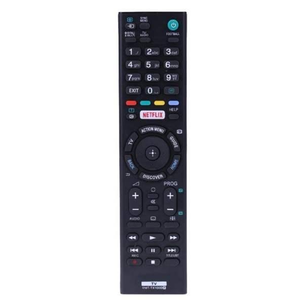 Universal fjärrkontroll RMT-TX100D för Sony TV Svart one size