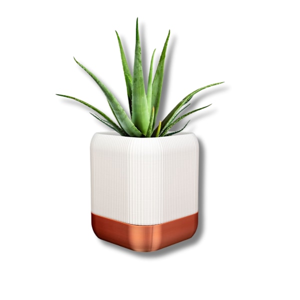 QUADRA självvattnande planter Vit M