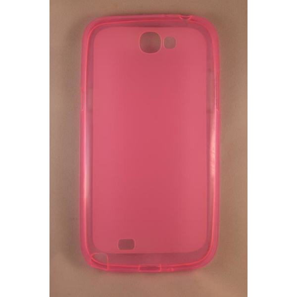 Samsung Galaxy Note 2 Fodral Skal Silikon Case Rosa