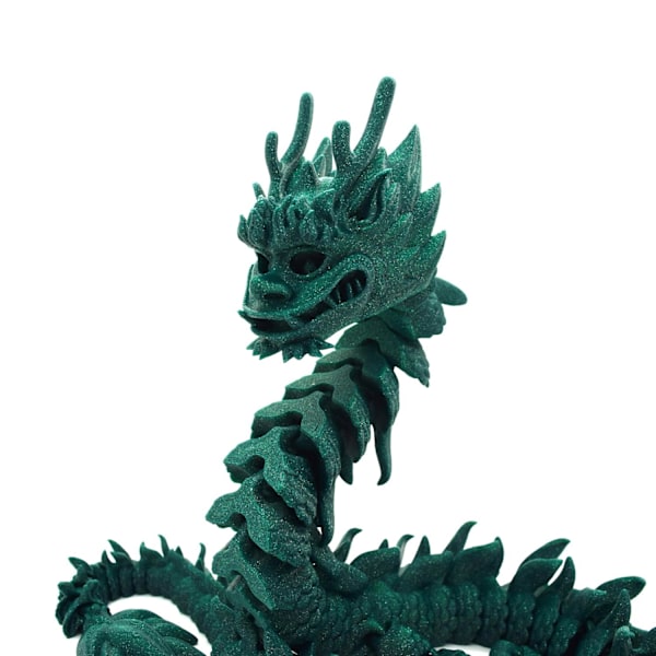 Dark Lord flexibel drake 69cm lång dekoration Grön one size