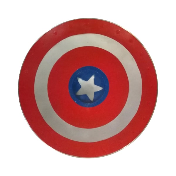 Captain America träsköld SWE154 multifärg one size