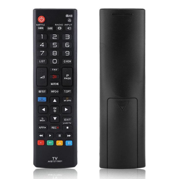 Universal fjärrkontroll AKB73715601 för LG TV ersättning Svart one size