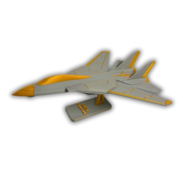 F-14 Tomcat SNC-4 stridsflygplansskärm gör det själv grå M