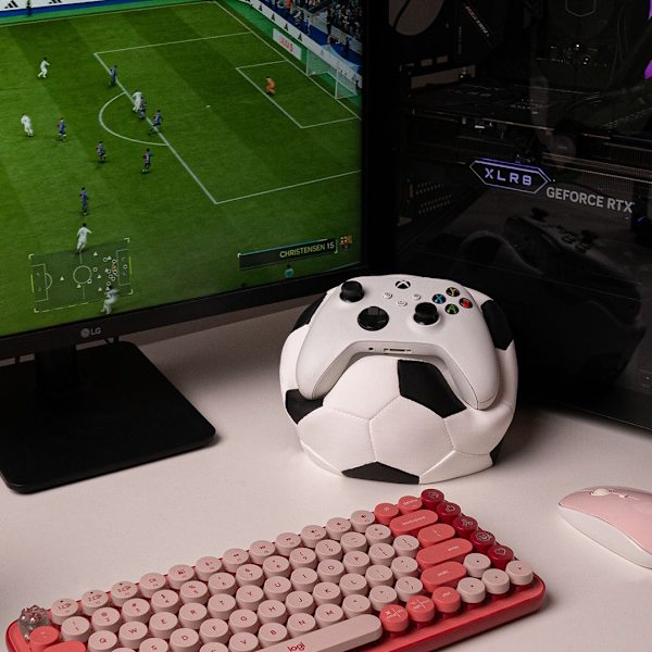 Fotbollskontrollhållare för XBox PS5 Vit M