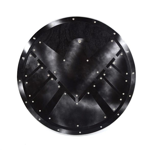 Trä Viking Black Eagle handgjord sköld SWE46 multifärg one size