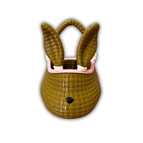 Påskfest kanin bunny öron korg Rosa M