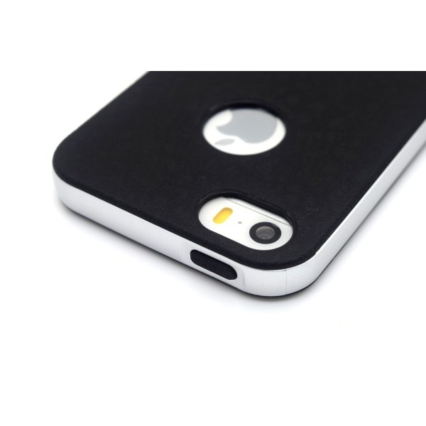 Iphone 5/5S/SE Silikon + Hård PC Hybrid Skal Case Silver Silver