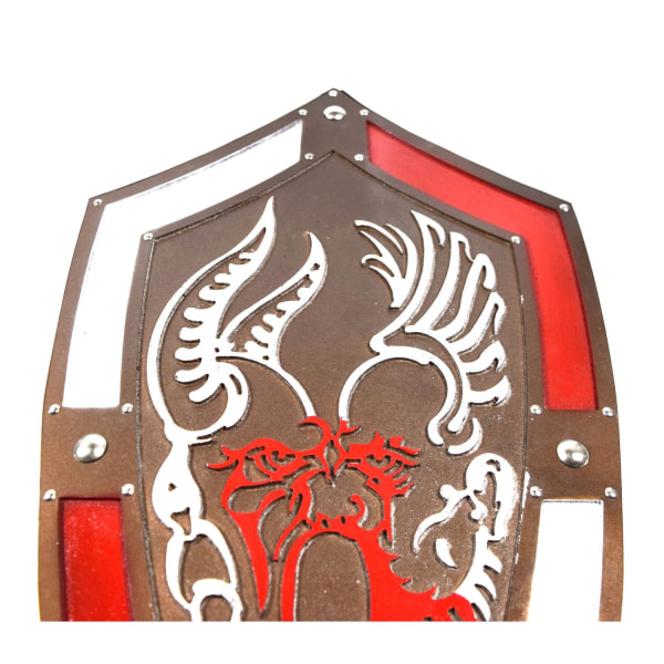 Trä medeltida Gladiator Shield SWE-117 Brun one size