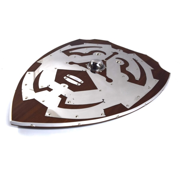 Trä / metall Legend of Zelda Curved Shield SWE89 multifärg one size