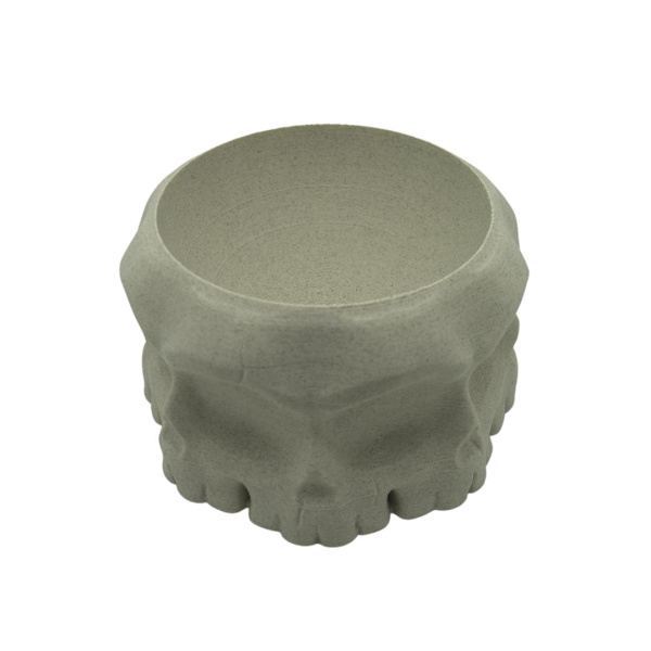 Skull Bowl Halloween Skeletthuvud för godis Vit one size