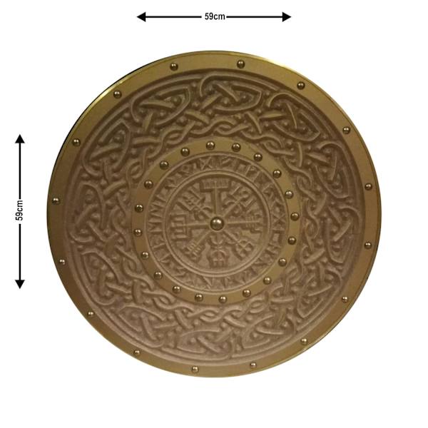 Träsnitt Runes Helm of Awe Viking Shield SWE96 multifärg one size
