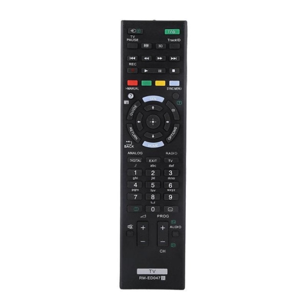 Universal RM-ED047 fjärrkontroll för Sony TV Svart one size