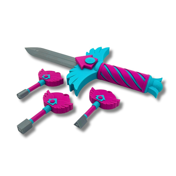Squid Game 3 nycklar och kniv Kurragömma - inte vass Grön M