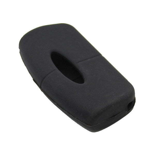 Silikon 3-knapps bilnyckelfodral 3 svart för Ford Svart one size