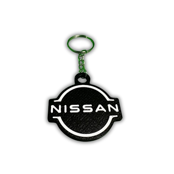 Nyckelring emblem tillbehör till Nissan Svart M