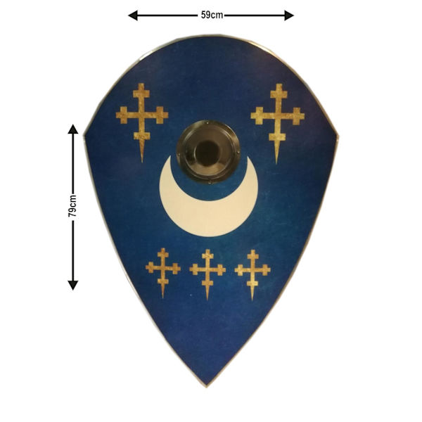 Wood Cross Holy Knight Scottish Shield SWE150 multifärg one size