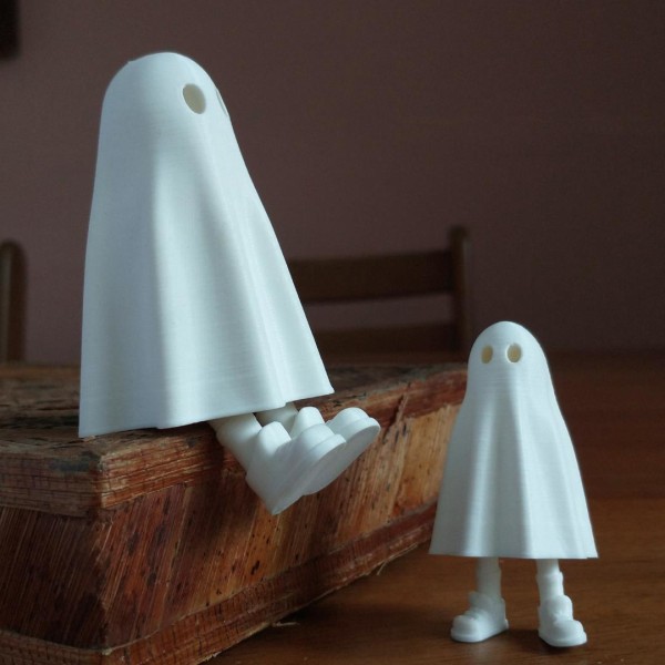 Halloween spöke med ben dekoration party leksak White L