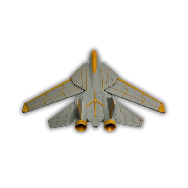 F-14 Tomcat SNC-4 stridsflygplansskärm gör det själv grå M