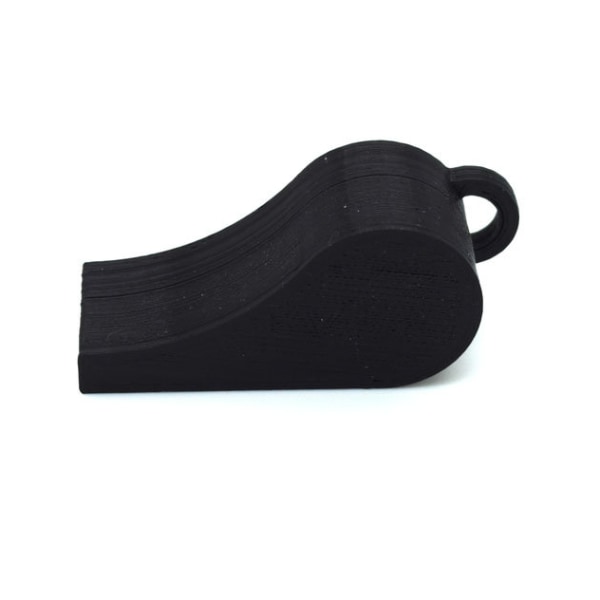 Visselpipa 2-pack PLA plast 118+ Db vissla svart Svart M