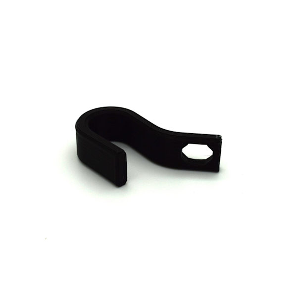 10x garderob klädhängare krok platsbesparande Black Black 10x