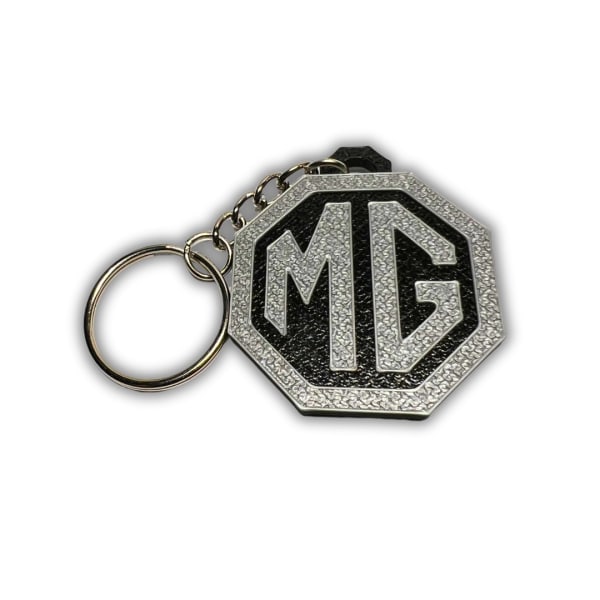 Nyckelring nyckelring emblem tillbehör för MG Svart M