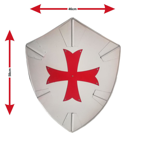 Metal Crusader Medieval Viking Shield SWE67 multifärg one size