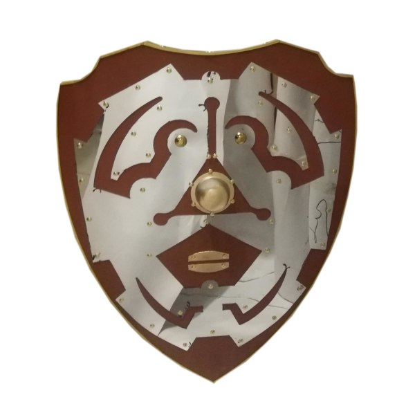 Trä / metall Legend of Zelda Curved Shield SWE88 multifärg one size