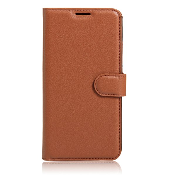 Xperia Z5 premium fodral plånbok leeche case brun Brun